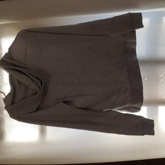 GAP Light gray hoodie size small lettering has shimmer EUC - Picture 7 of 8